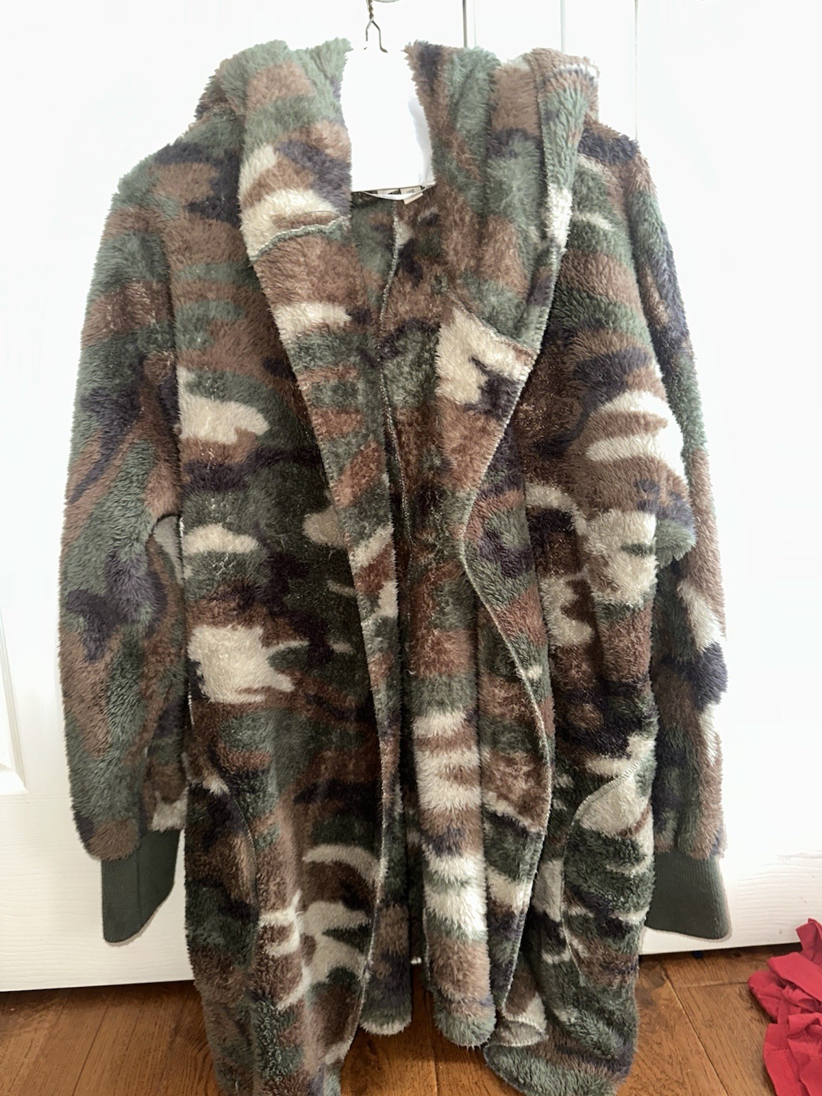 Hippie Love Camouflage Colored Bear Coat for Women One Size Lightweight Wear