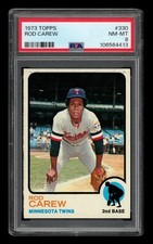 1973 Topps Set-Break #330 Rod Carew PSA 8 NM-MT