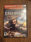 Call of Duty 2: Big Red One PlayStation 2 PS2 - CASE & MANUAL ONLY