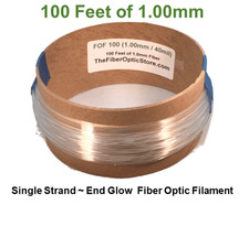 Fiber Optic Lighting Filament - 100ft of 1.0m...