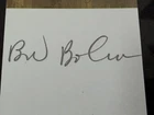 Brunson Bolin pencil signed B-17 Flying Fortress USAAF WW2