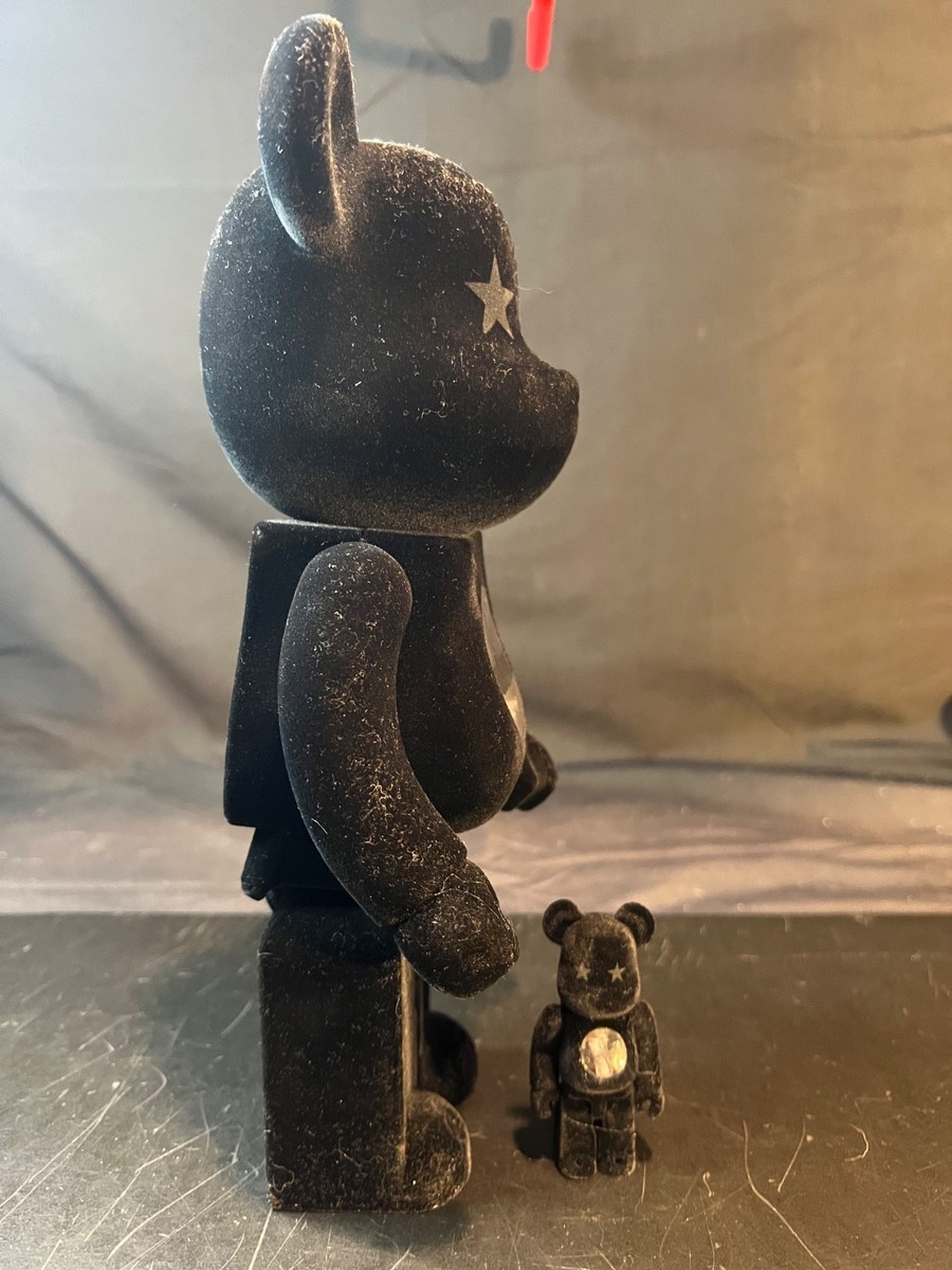 Bearbrick Atmos 100% & 400% Set Black | eBay