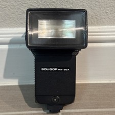 Soligor MK-30A Auto Thyristor Bounce Flash with Zoom Head for SLR Film Camera