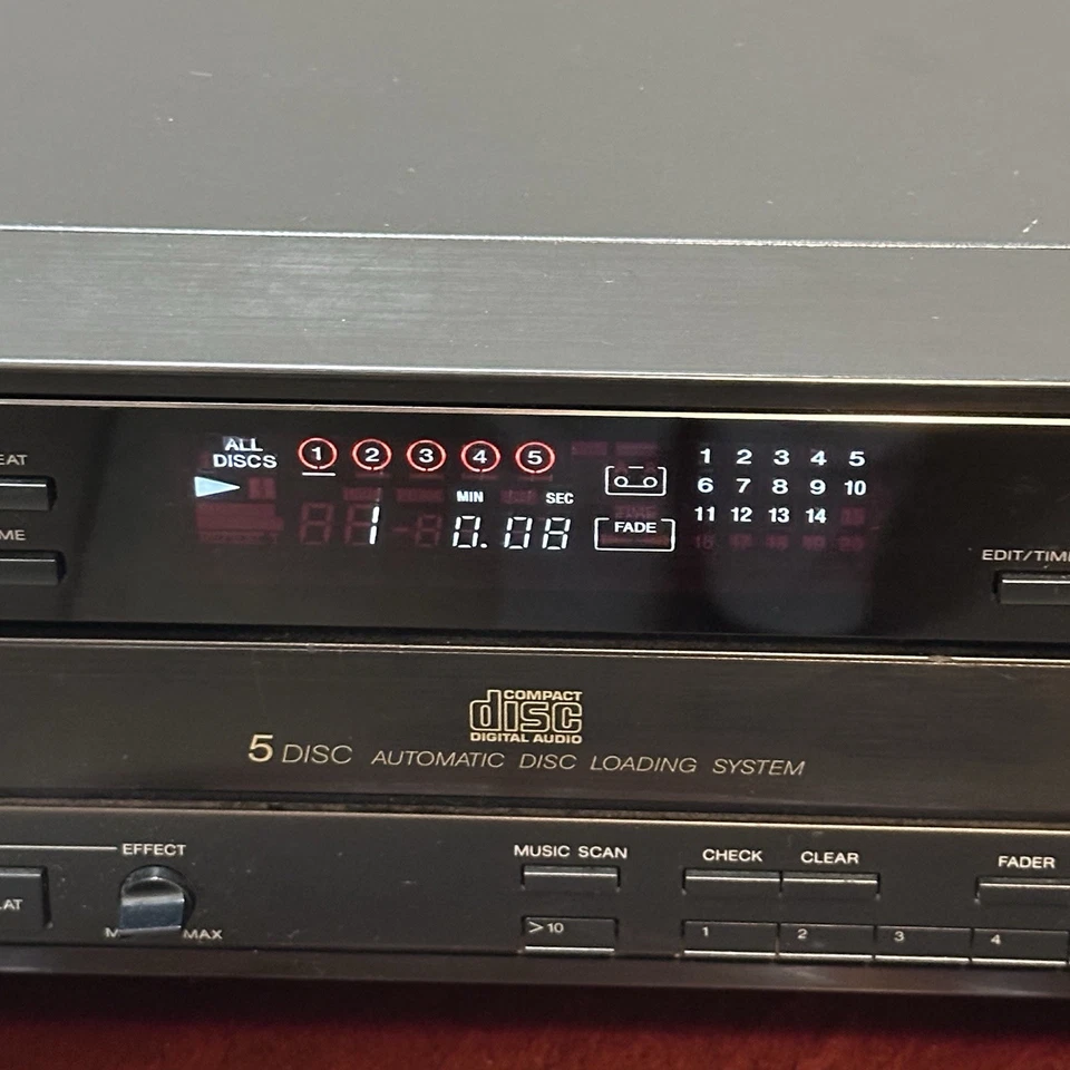 Sony CDP-C615 5-Disc Home Theatre Carousel CD Changer Player - Image 2 of 4