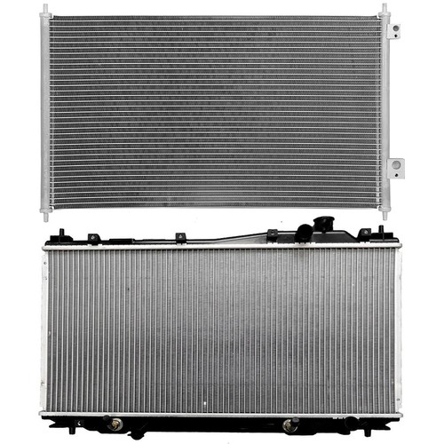 SCITOO Aluminum Radiator – Fits 2001–2005 Acura EL / Honda Civic 1.7L – Replaces 2354, HO3010177, 19010PLC901