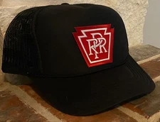 Cap / Hat -(Black with mesh back) PRR Pennsylvania #7389 - NEW
