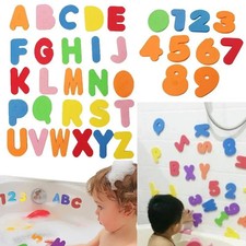 36pc Child Kids Teaching Toys ABC 123 Foam Set Alphabet Bath Tub Letters Numbers