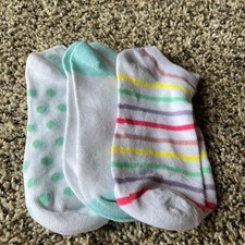 Women's Decorative Socks No Show Set of Three Brand New