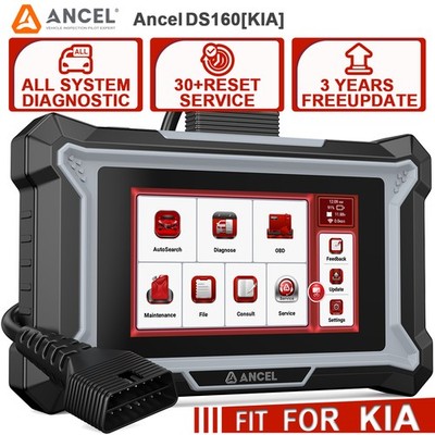 ANCEL DS160 OBD2 Scanner for Kia Hyundai All System Bidirectional Scan Tool