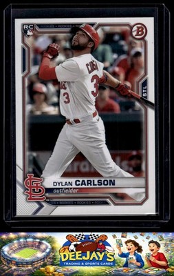 2021 Bowman #35 Dylan Carlson Rookie St. Louis Cardinals