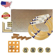 Cane Webbing Kit 1/2" Fine Mesh - 18x18" Sheet, Splines, Wedges, Instructions