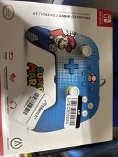 PowerA Enhanced Wired Controller for Nintendo Switch - Super Mario, Free Ship