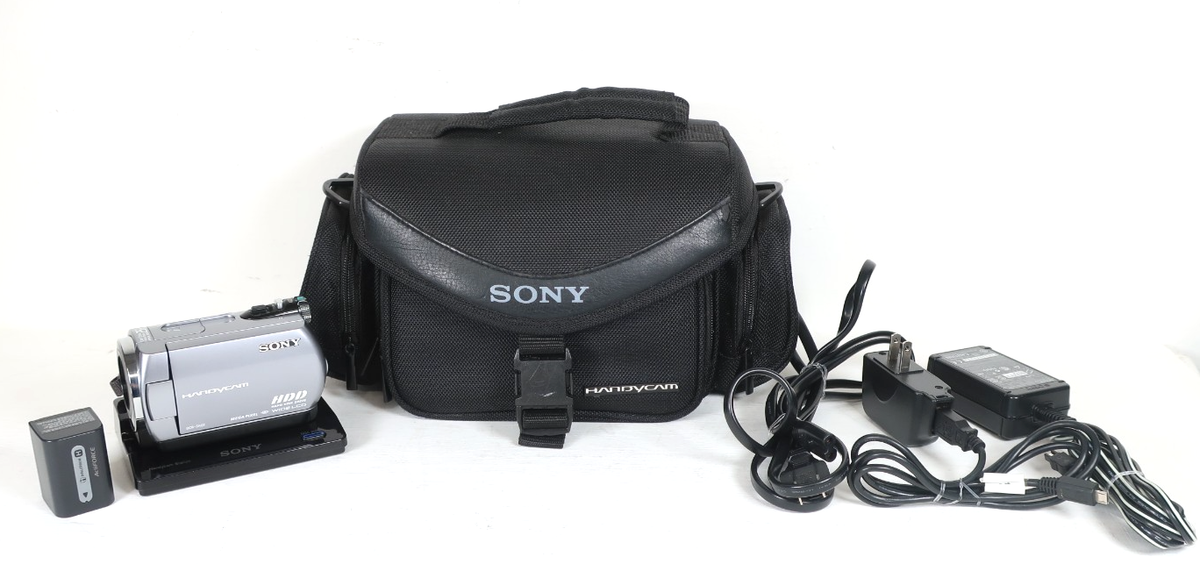 Sony DCR-SR82 Camcorder Handycam NightShot HDD Video Camera Bundle