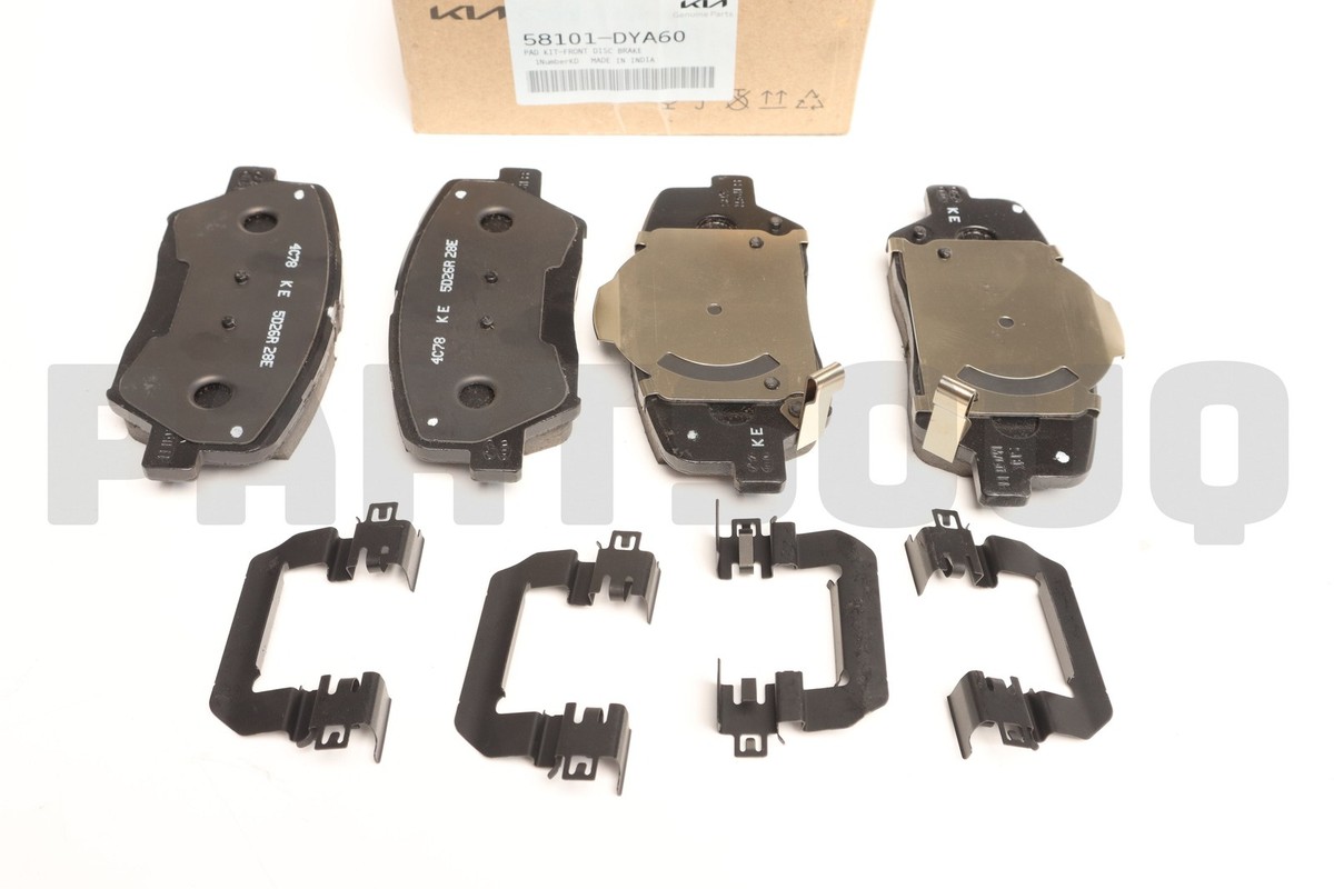 58101DYA60 Genuine Hyundai / KIA PADKIT-FRONTDISCB | eBay
