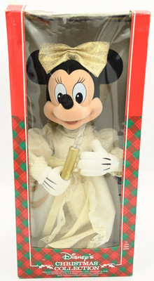 Telco Disney Christmas Collection Minnie Mouse in Original Box 24 Inches Tall