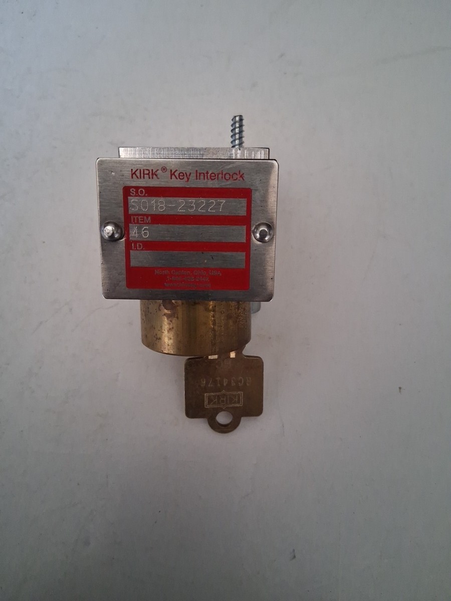 Kirk SO18-23227 Key Interlock Lock Mechanism With Key | eBay