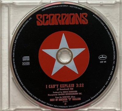 Scorpions - I can't explain - CD Single - near mint - Promo