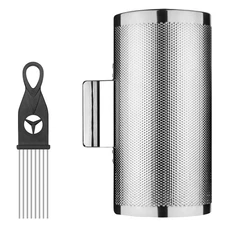 - Metal Guiro Instrument, 12" x 6" Stainless Steel Guiro Shaker with Scraper ...