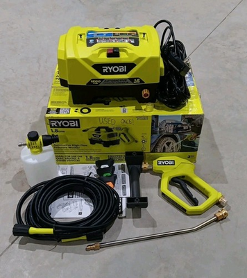#ad #ad RYOBI RY14AM12 1.8 GPM 1200 PSI Automotive High Flow Pressure Washer Used Once $199.99
