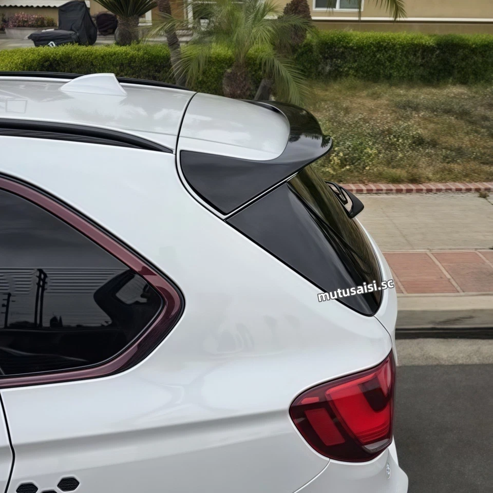 Fit For BMW X5 F15 2014-2018 Rear Tailgate Window Lip Roof Spoiler Roofline Wing Foto 2 de 4