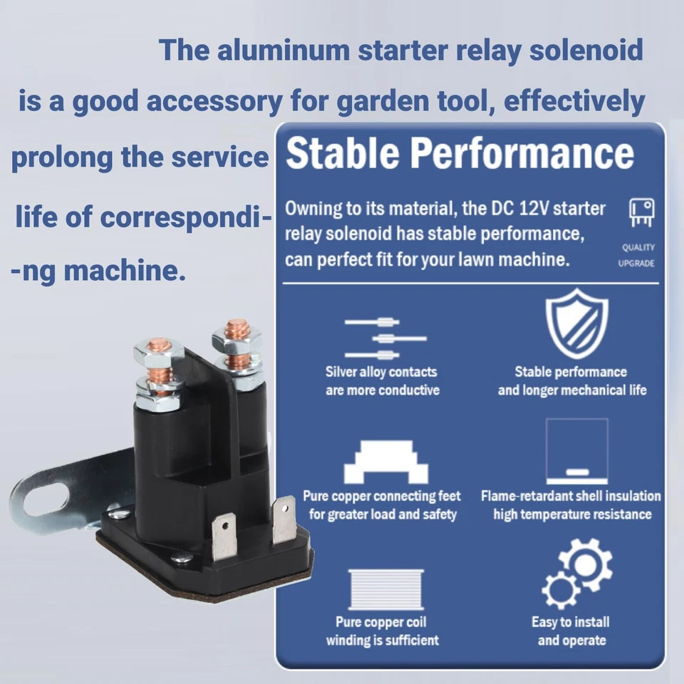 Starter Relais High Current Starterrelais Anlasserrelais Magnetschalter 12V R... - Image 4 of 4