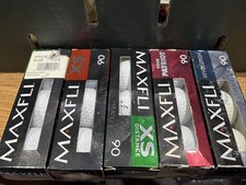 MaxFli XS Tour Distance Revolution Golf Balls Bundle x15 New Worn Boxes