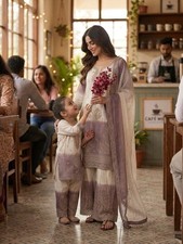 MOM DAUGHTER PLAZZO SUIT