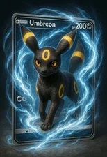 Umbreon GX 3D Pokémon Card Poster – 13x19