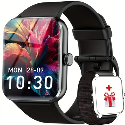 Blackview Smartwatch Herren Damen mit Bluetooth Anrufe Schrittzähler Fitnessuhr