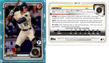 2020 Bowman Draft 1st Edition Sky Blue Foil Hayden Cantrelle Parallel RC #BD-173