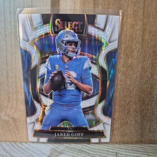 2025 Panini Select - Concourse Jared Goff #69 White Shock Prizm /799
