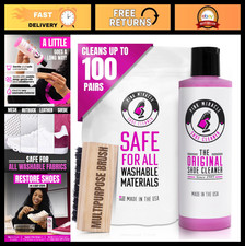 All-Purpose Shoe Cleaner Kit - Pink Miracle Cleaner, Brush  Bottle for Fabric,