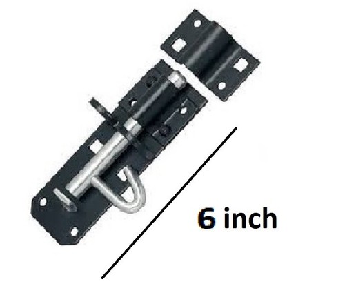Juego de 12" Puerta de Jardín Negro Camiseta Bisagra ANILLO PUERTA PESTILLO Brenton PADBOLT BLOQUEO Atracción - Imagen 4 de 4