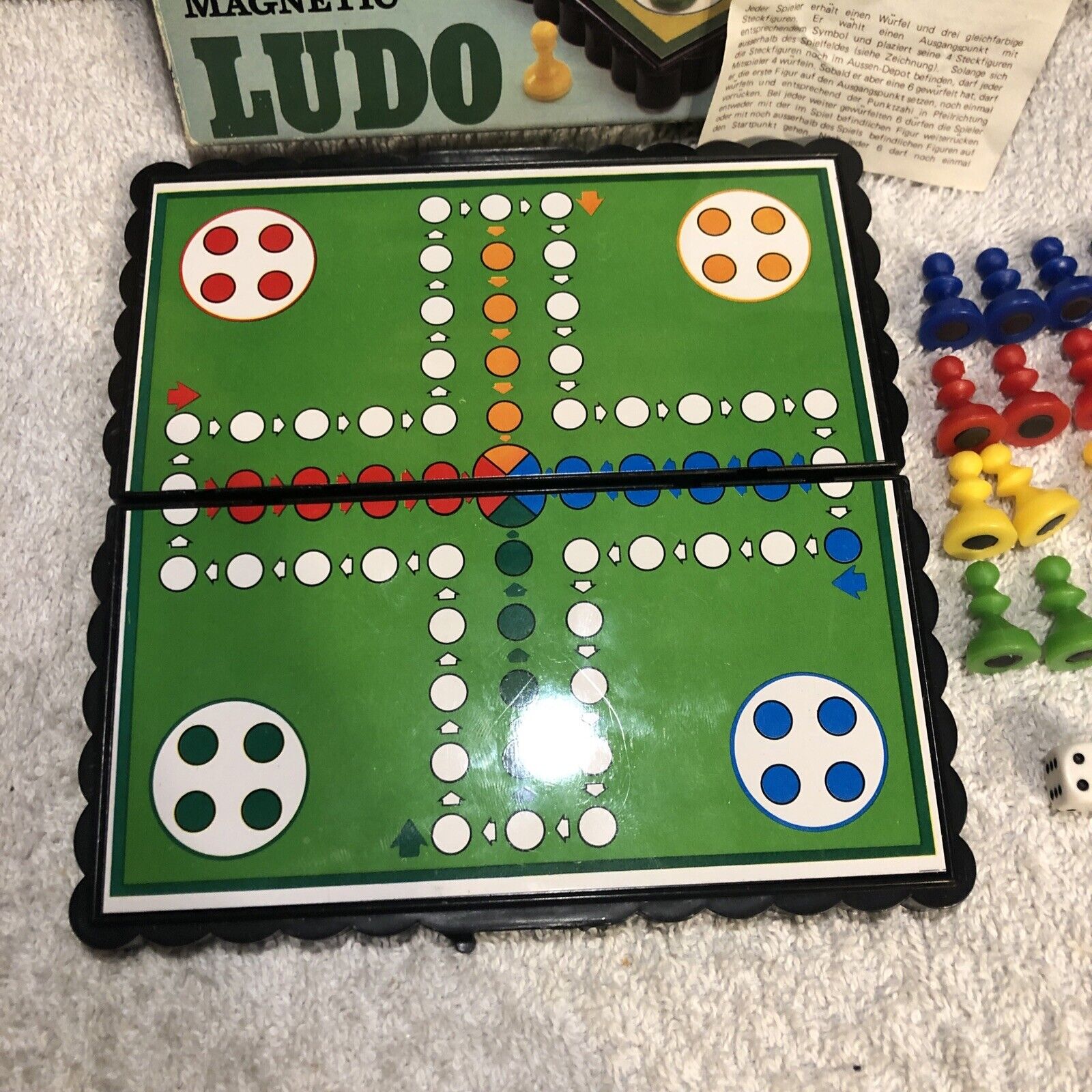 Pocket / Travel Ludo Game -  Portugal