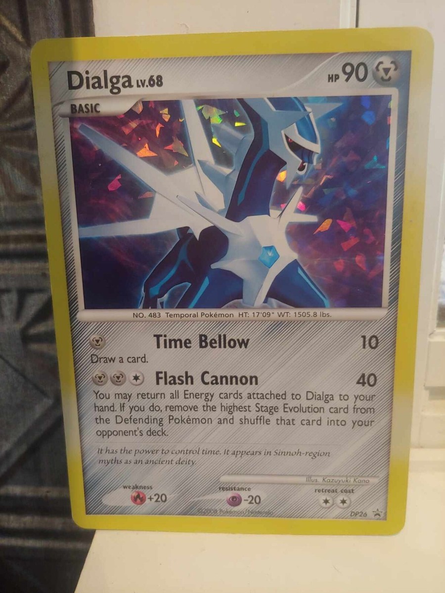 ダイダモン・ドラゴン ホロカード DIALGA 2008 Jumbo POKEMON Foil Holo Black Star Promo TCG