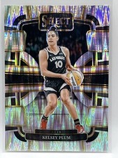 2024 Select WNBA KELSEY PLUM #75 SILVER FLASH PRIZM Concourse Level Aces