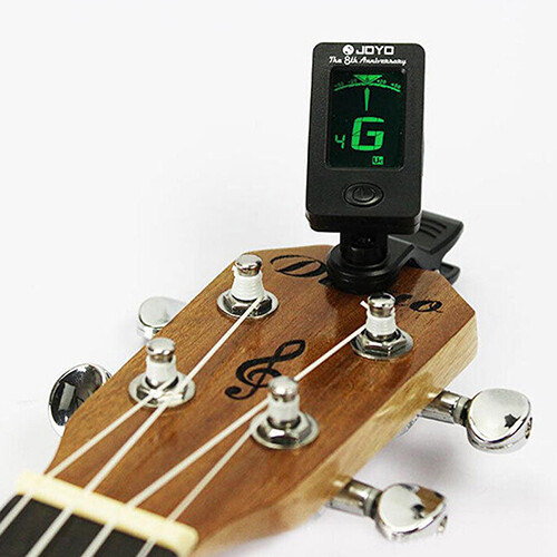 Afinador digital cromático con clip para guitarra eléctrica acústica  Ukelele | eBay