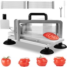 VEVOR Gewerblicher Tomatenschneider 1/4+3/8+3...