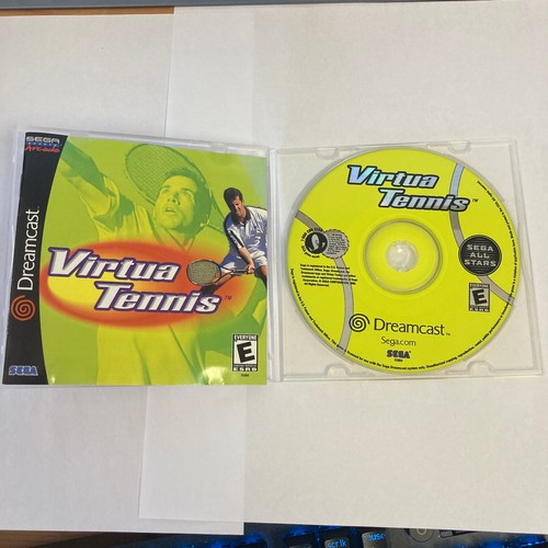 Virtua Tennis (Sega Dreamcast) Disc & Manual only / Cleaned, Tested & Working!