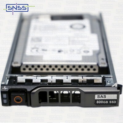 DELL 800GB 12G SAS WI WRITE INTENSIVE 10DWPD 512E SSD 400-BDJO DHRVV EX MWST 164 
