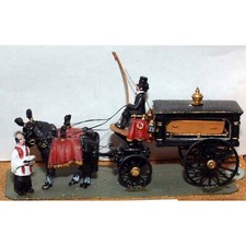 Victorian horse drawn Hearse Unpainted Kit OO Scale 1:76 Langley G18
