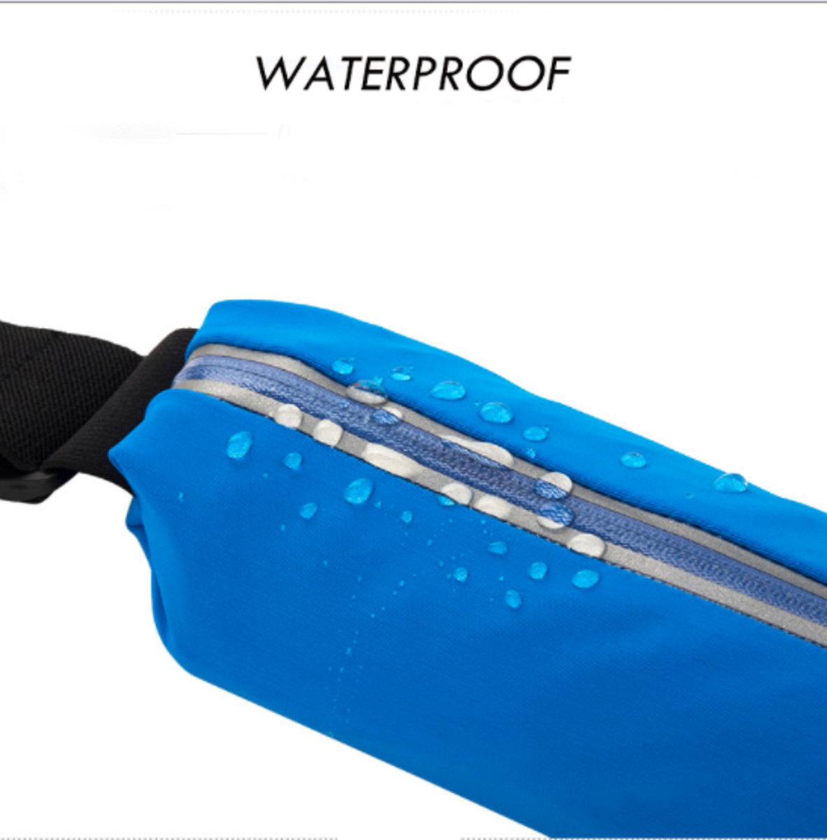 JYNVO Marsupio Running Porta Bollitore – Impermeabile, Con Tasche Per Cellulare, Chiavi E Auricolari, Per Corsa, Ciclismo E Outdoor
