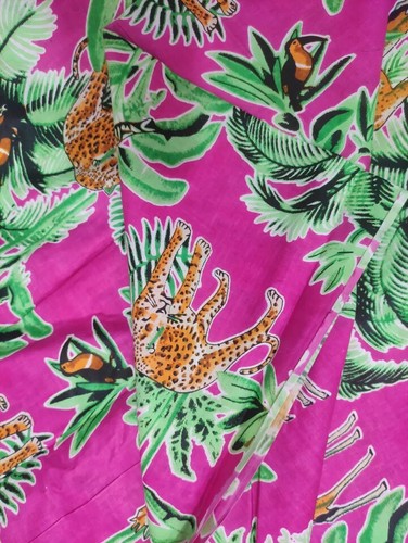 5 yard Handmade Indian 100% Cotton Floral print Natural Crafts Sewing Fabrics - Picture 5 of 5