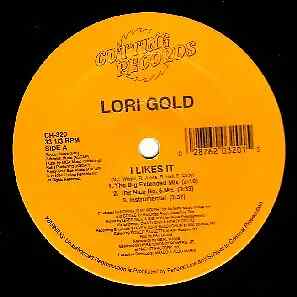 Lori Gold, Reina I Likes It Vinyl Single 12inch cutting records