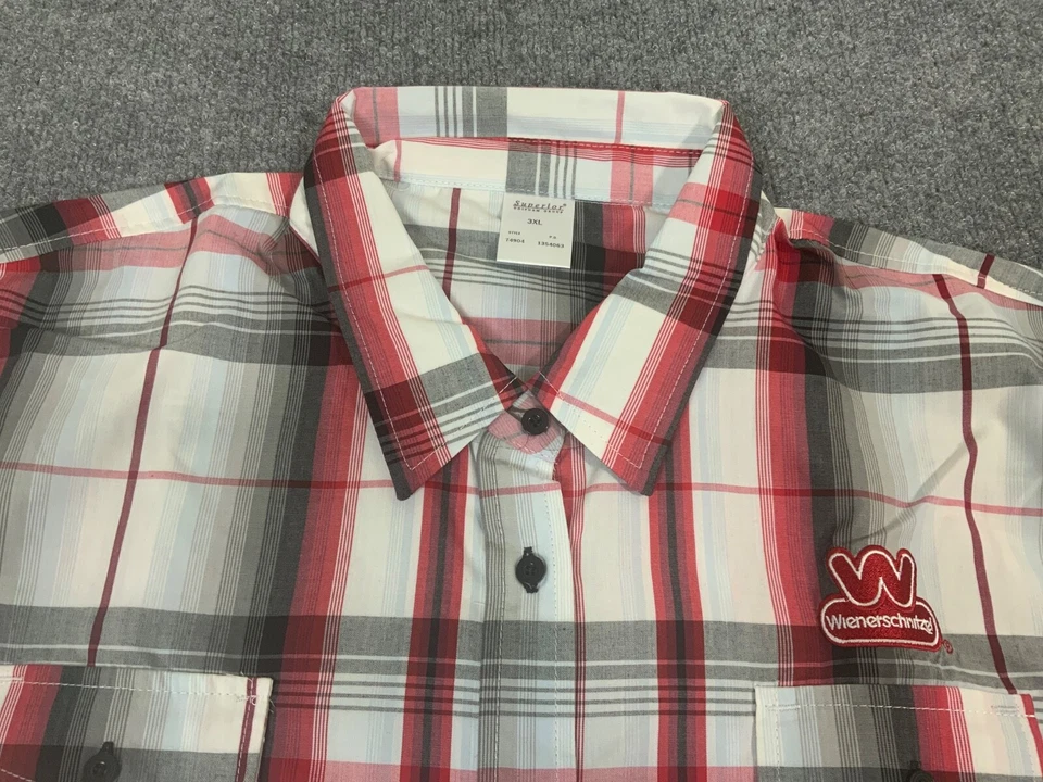 Wienerschnitzel Uniform Shirt button up Hot Dog Fashion - Image 2 of 4
