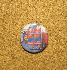 NHL Button Magnet #9 Maurice Rocket Richard/Jean Beliveau (Montreal Canadiens)