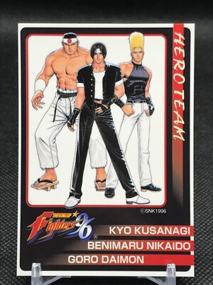 KYO BENIMARU GORO THE KING OF FIGHTERS '96 SNK Trading Cards Gamest Rare