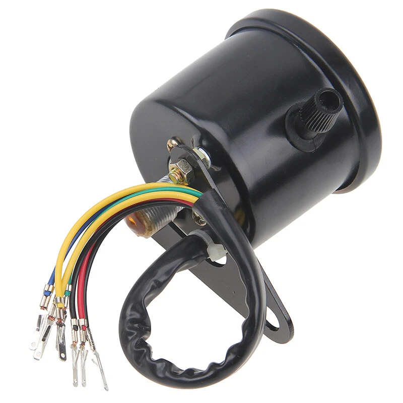 Universal Moto Odómetro Velocímetro Medidor Interfaz Luz LED Suciedad Bicicletas Foto 4 de 4