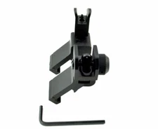 45 Degree Flip-Up Backup Sight Set, Aluminum, Canted, Black, Front and Rear SET