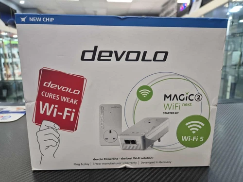 devolo Magic 2 WiFi next 2400Mbps Powerline Adapter Starter Kit Brand New